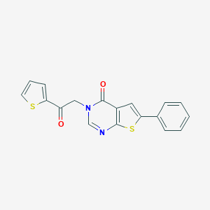 3-[2-oxo-2-(2-thienyl)ethyl]-6-phenylthieno[2,3-d]pyrimidin-4(3H)-one