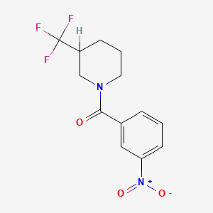 1-(3-Nitrobenzoyl)-3-(trifluoromethyl)piperidine