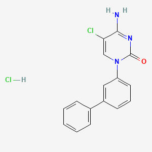 molecular formula C16H13Cl2N3O B2919558 Bobcat339 hydrochloride CAS No. 2436747-44-1