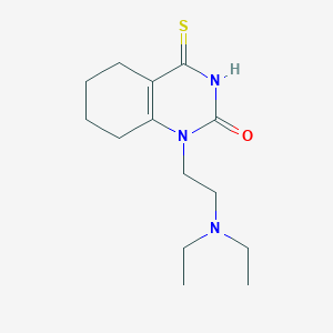 molecular formula C14H23N3OS B2919570 1-(2-(二乙氨基)乙基)-4-硫代-3,4,5,6,7,8-六氢喹唑啉-2(1H)-酮 CAS No. 920250-50-6