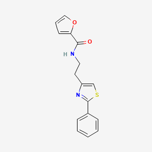 N-[2-(2-phenyl-1,3-thiazol-4-yl)ethyl]furan-2-carboxamide