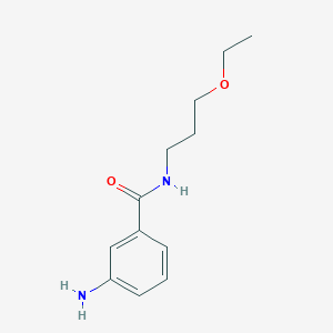 3-amino-N-(3-ethoxypropyl)benzamide