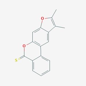 9,10-dimethyl-5H-benzo[c]furo[3,2-g]chromene-5-thione