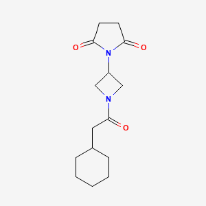 1-(1-(2-Cyclohexylacetyl)azetidin-3-yl)pyrrolidine-2,5-dione