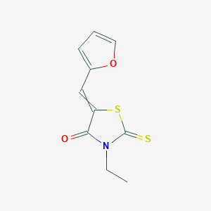 3-Ethyl-5-[(furan-2-yl)methylidene]-2-sulfanylidene-1,3-thiazolidin-4-one