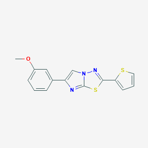 Methyl 3-[2-(2-thienyl)imidazo[2,1-b][1,3,4]thiadiazol-6-yl]phenyl ether