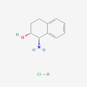 (1S,2R)-1-Amino-1,2,3,4-tetrahydronaphthalen-2-ol;hydrochloride