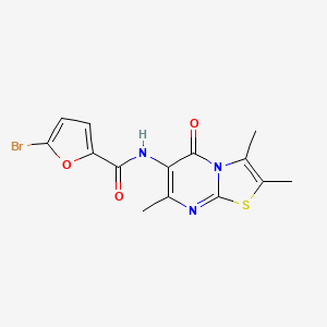 5-bromo-N-(2,3,7-trimethyl-5-oxo-5H-thiazolo[3,2-a]pyrimidin-6-yl)furan-2-carboxamide