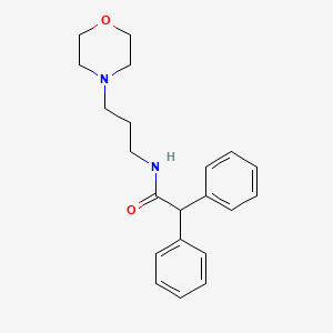 N-(3-morpholin-4-ylpropyl)-2,2-diphenylacetamide