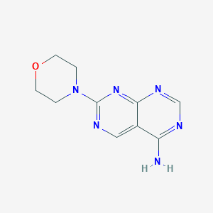 molecular formula C10H12N6O B291972 7-(4-Morpholinyl)pyrimido[4,5-d]pyrimidin-4-amine 