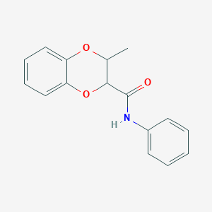 2-methyl-N-phenyl-2,3-dihydro-1,4-benzodioxine-3-carboxamide