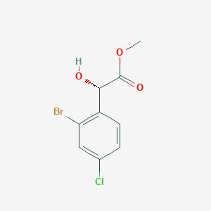 Methyl (2S)-2-(2-bromo-4-chlorophenyl)-2-hydroxyacetate