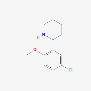 2-(5-Chloro-2-methoxyphenyl)piperidine