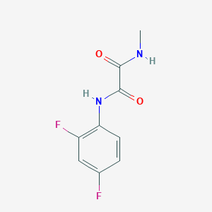 molecular formula C9H8F2N2O2 B2919743 N'-(2,4-difluorophenyl)-N-methyloxamide CAS No. 839681-70-8