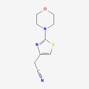 2-(2-Morpholinothiazol-4-yl)acetonitrile