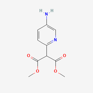 Dimethyl 2-(5-amino-2-pyridinyl)malonate