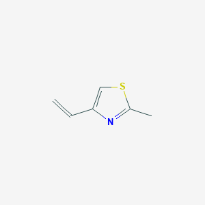 molecular formula C6H7NS B2919797 4-Ethenyl-2-methyl-1,3-thiazole CAS No. 932108-40-2