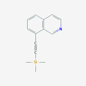 8-((Trimethylsilyl)ethynyl)isoquinoline