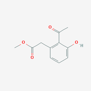 molecular formula C11H12O4 B2919859 Methyl 2-(2-acetyl-3-hydroxyphenyl)acetate CAS No. 51281-81-3