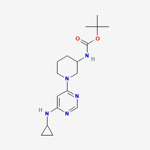 tert-Butyl (1-(6-(cyclopropylamino)pyrimidin-4-yl)piperidin-3-yl)carbamate
