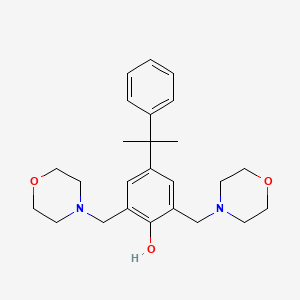 2,6-Bis(morpholinomethyl)-4-(2-phenylpropan-2-yl)phenol