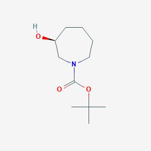 molecular formula C11H21NO3 B2919884 (S)-叔丁基 3-羟基氮杂环戊烷-1-羧酸酯 CAS No. 1493732-95-8