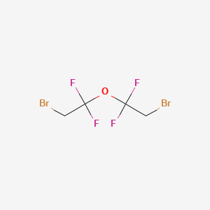 molecular formula C4H4Br2F4O B2919887 2-Bromo-1-(2-bromo-1,1-difluoroethoxy)-1,1-difluoroethane CAS No. 51100-30-2