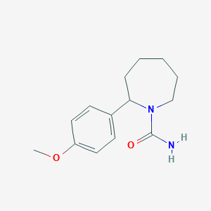 molecular formula C14H20N2O2 B2919912 2-(4-甲氧基苯基)氮杂环-1-甲酰胺 CAS No. 2408972-79-0