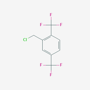 molecular formula C9H5ClF6 B2919921 2,5-Bis(trifluoromethyl)benzyl chloride CAS No. 911060-71-4