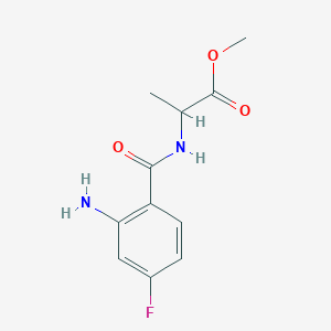 Methyl 2-[(2-amino-4-fluorophenyl)formamido]propanoate