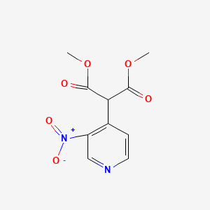 1,3-Dimethyl 2-(3-nitropyridin-4-yl)propanedioate