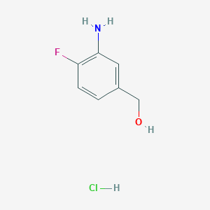 (3-Amino-4-fluorophenyl)methanol;hydrochloride