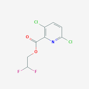 molecular formula C8H5Cl2F2NO2 B2919989 2,2-Difluoroethyl 3,6-dichloropyridine-2-carboxylate CAS No. 1333613-74-3