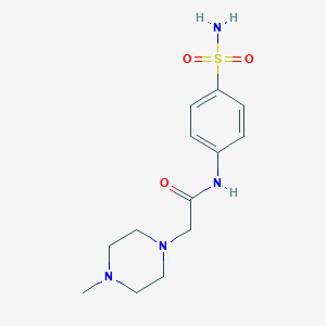 2-(4-methylpiperazin-1-yl)-N-(4-sulfamoylphenyl)acetamide