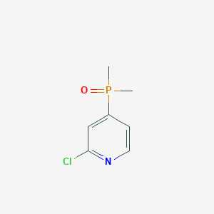 molecular formula C7H9ClNOP B2920017 2-氯-4-二甲基磷酰基吡啶 CAS No. 2416236-66-1