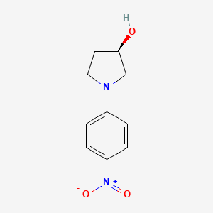 molecular formula C10H12N2O3 B2920048 (3R)-1-(4-nitrophenyl)pyrrolidin-3-ol CAS No. 181959-79-5