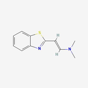 molecular formula C11H12N2S B2920060 2-[2-(Dimethylamino)vinyl]benzothiazole CAS No. 1173888-05-5