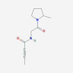 N-[2-(2-Methylpyrrolidin-1-yl)-2-oxoethyl]but-2-ynamide