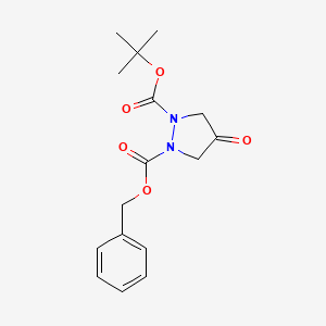 1-Benzyl 2-tert-butyl 4-oxopyrazolidine-1,2-dicarboxylate