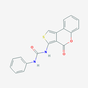 N-(4-oxo-4H-thieno[3,4-c]chromen-3-yl)-N'-phenylurea