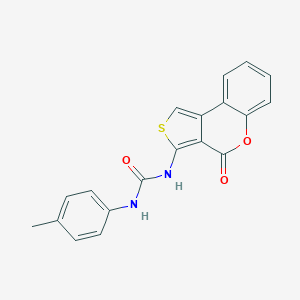 N-(4-methylphenyl)-N'-(4-oxo-4H-thieno[3,4-c]chromen-3-yl)urea