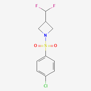 1-((4-Chlorophenyl)sulfonyl)-3-(difluoromethyl)azetidine