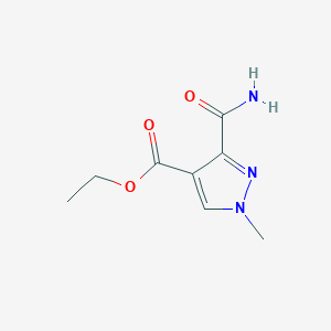 ethyl 3-(aminocarbonyl)-1-methyl-1H-pyrazole-4-carboxylate