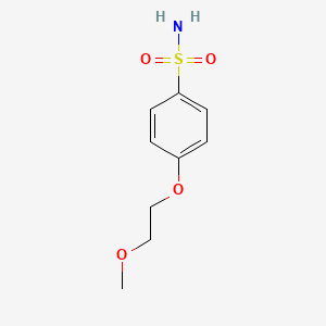molecular formula C9H13NO4S B2920151 4-(2-甲氧基乙氧基)苯-1-磺酰胺 CAS No. 93090-02-9
