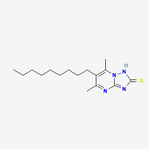 5,7-Dimethyl-6-nonyl-[1,2,4]triazolo[1,5-a]pyrimidine-2-thiol