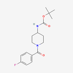 tert-Butyl 1-(4-fluorobenzoyl)piperidin-4-ylcarbamate