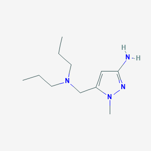 5-[(dipropylamino)methyl]-1-methyl-1H-pyrazol-3-amine