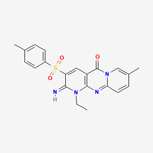 1-ethyl-2-imino-8-methyl-3-tosyl-1H-dipyrido[1,2-a:2',3'-d]pyrimidin-5(2H)-one