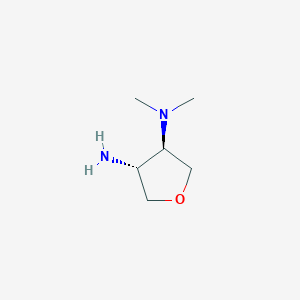(3R,4R)-N3,N3-Dimethyltetrahydrofuran-3,4-diamine