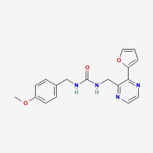 1-((3-(Furan-2-yl)pyrazin-2-yl)methyl)-3-(4-methoxybenzyl)urea